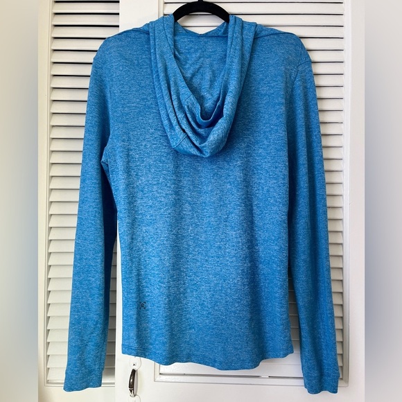 Lululemon Blue Drysense Lightweight Running Hoodie Small - Picture 3 of 10
